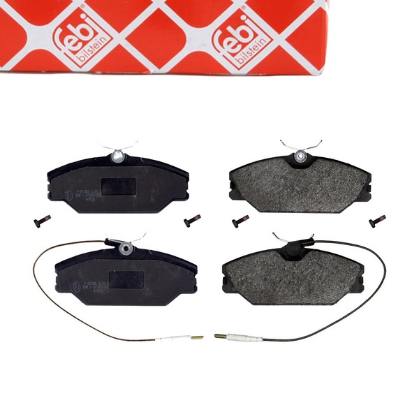 febi BremsbeläGe + Warnkontakt FüR Renault Laguna I Megane I Megane Scenic Vorne-image