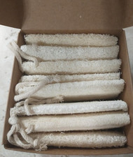 7pk Natural Loofah Body Scrubber Sponge, 5 Inches Organic Luffa for Exfoliating