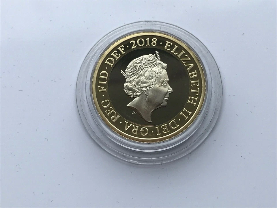Simply Coins~ 2018 PREMIUM PROOF BRITANNIA TWO 2 POUND COIN - Image 2 of 3