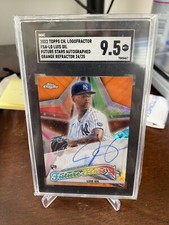 2022 Topps Chrome Logofractor LUIS GIL Future Stars Auto Orange /25 SGC 9.5 RC