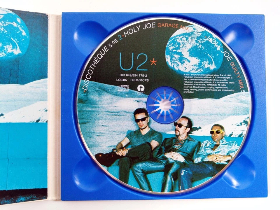 U2 Discotheque Maxi CD Single 3 trk digipak 1997 CID 649 - Bild 4 von 4