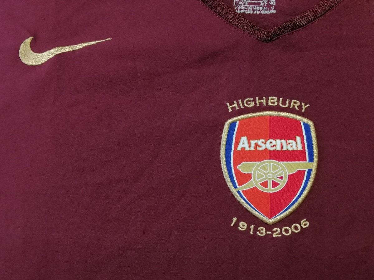 Arsenal 2005 - 2006 home football shirt jersey Highbury Nike #6