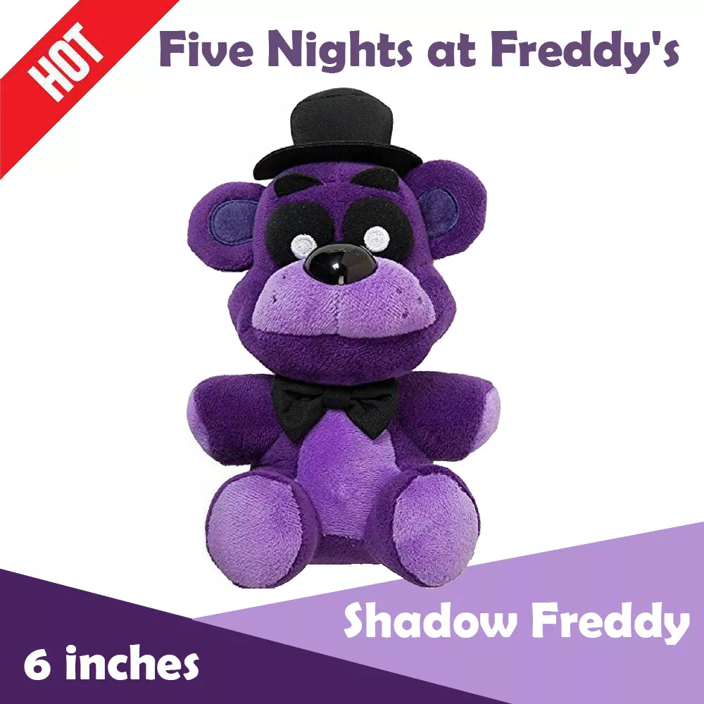 Five Nights At Freddy's FNAF 6 Shadow Freddy Bear Plush Doll Stuffed Toy  Gifts