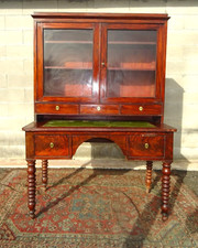 Scrivania in mogano Luigi Filippo 1850 francese
