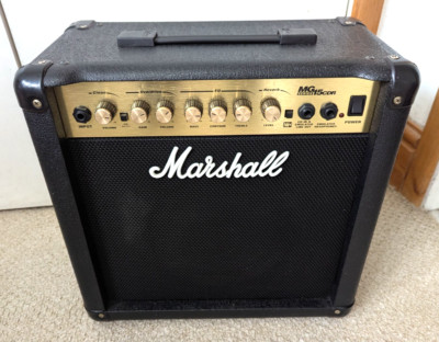 Marshall MG15CDR 15W Gitarren Combo Verstärker schwarz