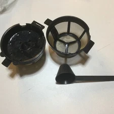 Krups II Caffe Duomo Coffee Espresso Scoop 985 And 2 Filter Baskets