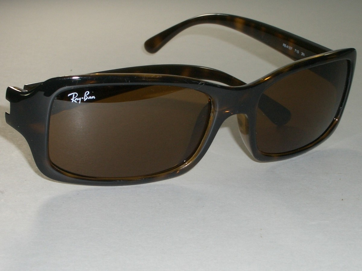 RAY BAN RB4107 GLOSSY TORTOISE B15 BROWN LENS SLEEK