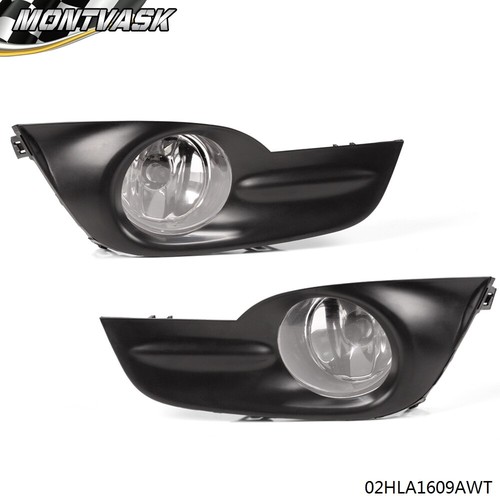 FIT FOR 13-15 NISSAN ALTIMA SEDAN 4DR CLEAR FOG LIGHTS LAMPS KIT SWITCH+HARNESS - Picture 2 of 12