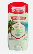 Old Spice Fiji Bonus Size 3.4 Oz Antiperspirant Deodorant