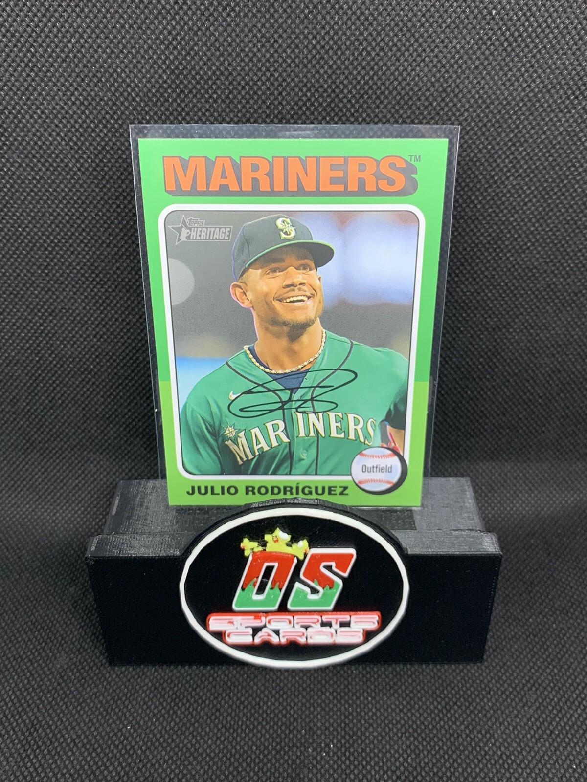 2024 Topps Heritage Julio Rodriguez #286 Image Variation SP Mariners