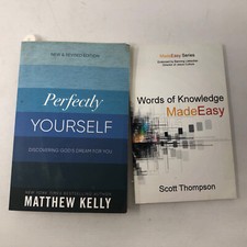 Books perfectly Yourself by Matt Kelly/ Words of Knowledge made Easy by Selfhelp