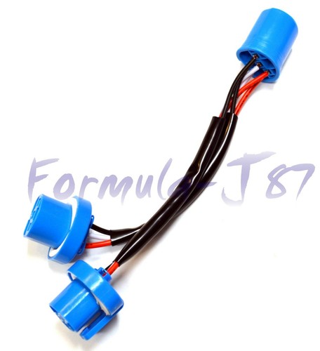 Cable divisor P 9007 HB5 dos arnés cabeza luz hembra adaptador conector reemplazar - Imagen 2 de 4