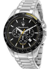 Image of Maserati R8873612042 Traguardo Chronograph mens watch 45mm 10ATM