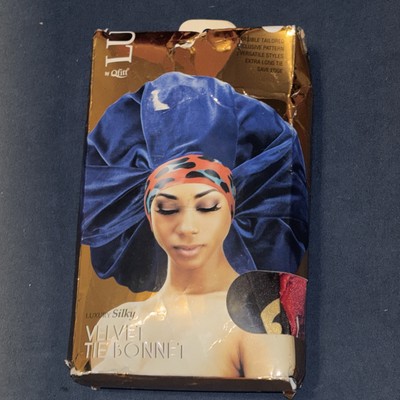LUX VELVET TIE BONNET JUMBO (7113)