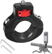 Aluminum Bike/Motorcycle Handlebar Mount for GoPro, Insta360, DJI Osmo and Fi...