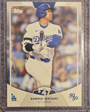 Topps 2024 50/50 Shohei Ohtani HR #47 Dodgers Club Baseball Card MLB