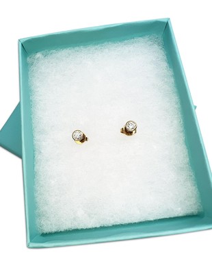 Tiffany & Co Elsa Peretti Diamonds by the Yard Ohrstecker in 18K Gold (0,28ct)