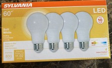 SYLVANIA 73888 60W LED Light Bulb - 4 Pack
