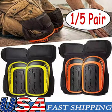 1-5 Pair Knee Pads for Work Extended Construction Knee Pad Soft Foam Gel Cushion