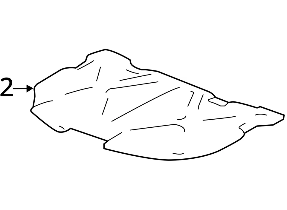 FITS 2004-2008 PONTIAC GRAND PRIX INSULATOR HOOD 10392130 - NEW OEM 10392130 - Image 4 of 4