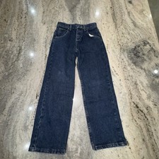 Wrangle Jeans Kids 10 Boys Straight Leg Western Workwear Durable Adjustable