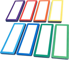 40 Pack Magnetic Dry Erase Labels, 3.2"X1.2", Magnetic Name Tags for Classroom S