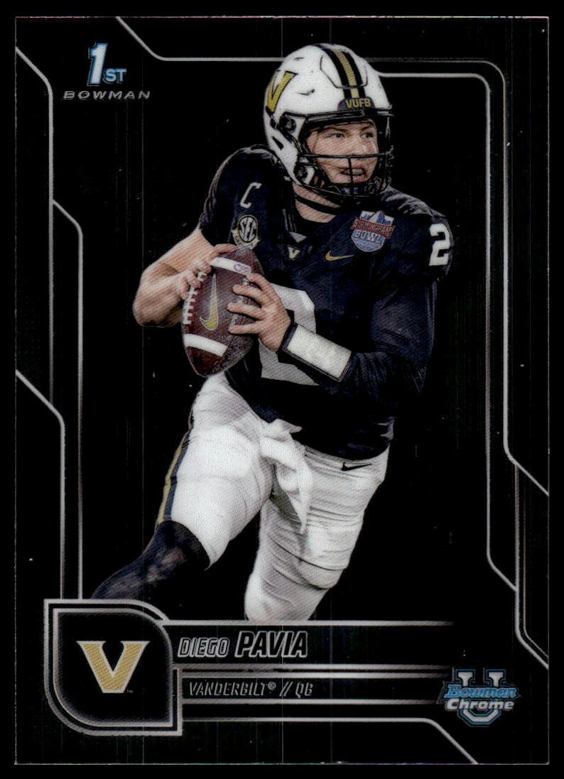 2025 Bowman University Chrome Diego Pavia #190