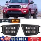 Fog Light LED Daytime Running Lamp with Turn Signal for Toyota Tacoma 2012-2015