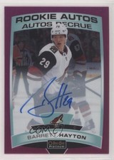 2019 O-Pee-Chee Platinum Rookie Autos Matte Pink 69/99 Barrett Hayton Auto 10aa