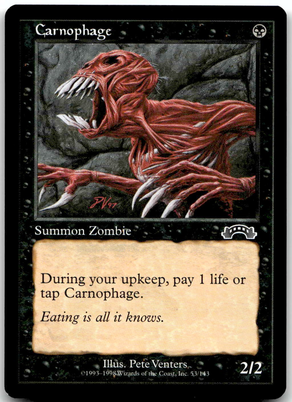 MTG Carnophage Exodus EXO #53 common LP BUY 2, GET 1 FREE!