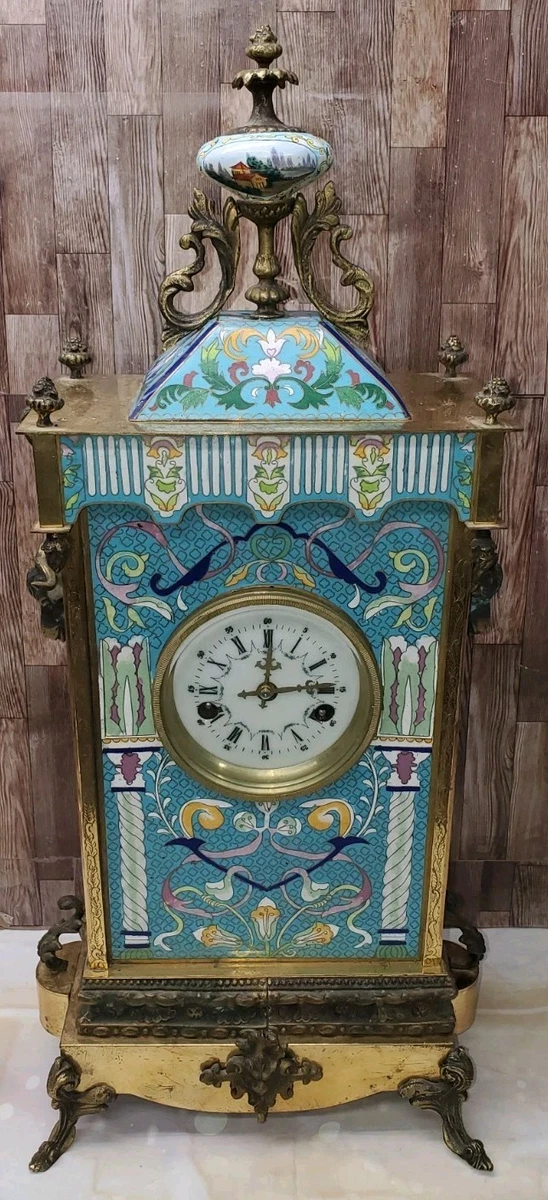 アンティーク　鐘楼型　置物 景泰蓝时钟古董时钟| eBay