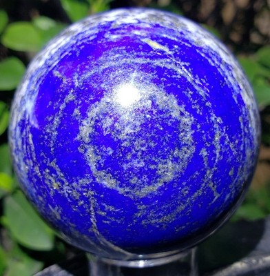 2.5'' Lapis Lazuli Sphere With Pyrite Inclusions Quartz Crystal Sphere, 451g