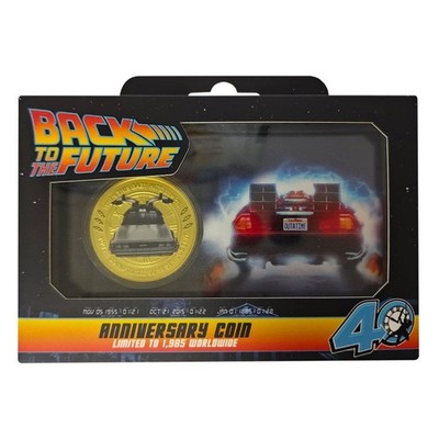 Zurück in die Zukunft Back to the Future 40. Anniversary Münze Coin limitiert