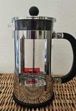 Bodum The Original Cafetera Prensa Francesa Vidrio Negro Inoxidable Manual, 34 Oz