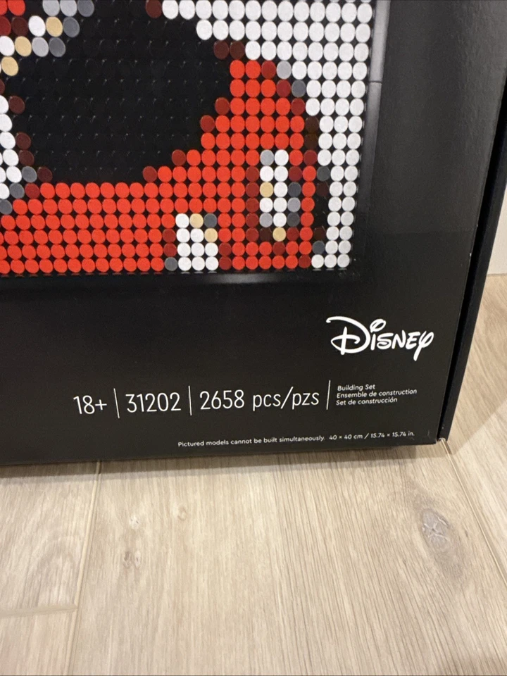 LEGO Art - 31202 Disney's Mosaic Mickey & Minnie Mouse - New Factory Sealed Box - Image 3 of 4