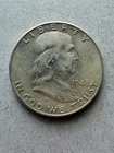 1948 Franklin Half Dollar 90% Silver Philadelphia Fine to Very Fine