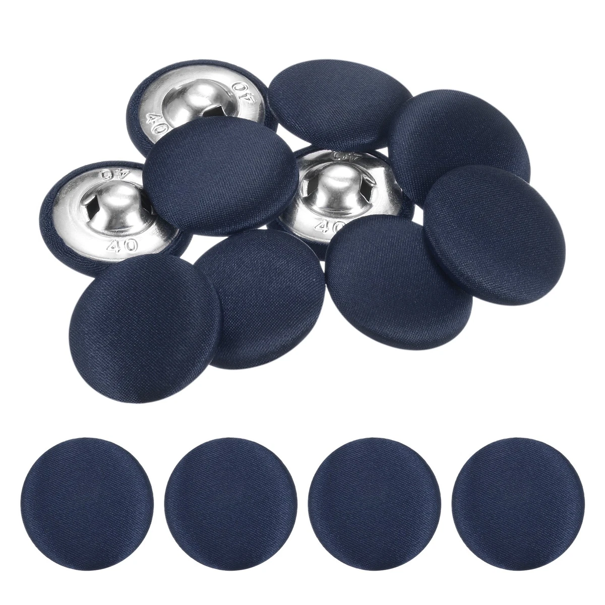 Weddecor 15mm Bottoni Automatici Grande 4 Parti Bottoni Automatici Non