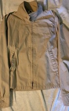 Vtg 1970s Sears Mens Store Outerwear Bomber Leisure Jacket Coat Medium - Beige