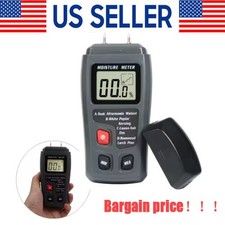 Digital LCD Wood Moisture Meter Detector Tester Wood Firewood Paper Cardboard