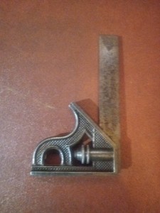 Vintage Starrett Adjustable Square 