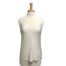 Commando Butter Camisole Tank Top Flattering Slimming Shapewear White size Large