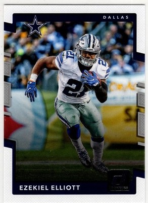 2017 Panini Donruss Football Ezekiel Elliott No. 114 Dallas Cowboys