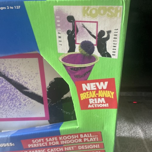 Koosh Ball Vintage 1992 Oddzon Over Door Basketball Hoop Net with Balls NOS - Picture 7 of 16