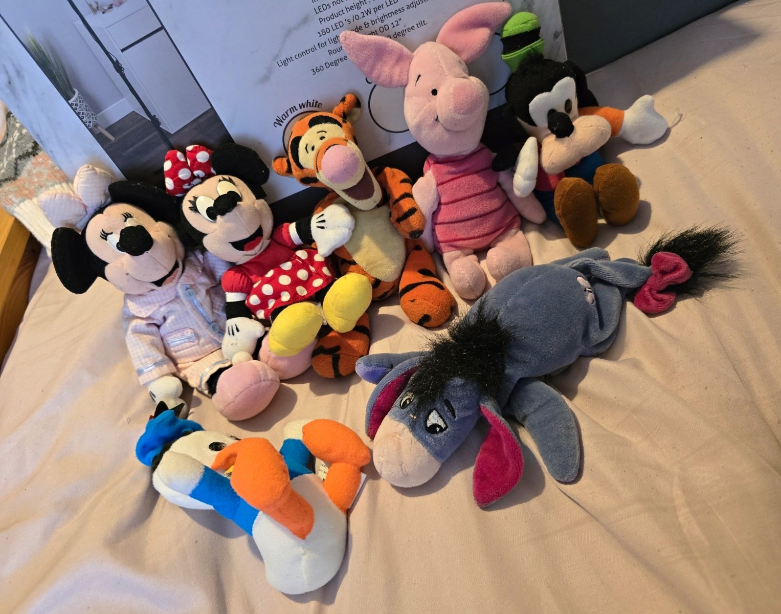 Walt Disney Plush Soft Toy Bundle, Small, Minnie Tigger Piglet Eeyore