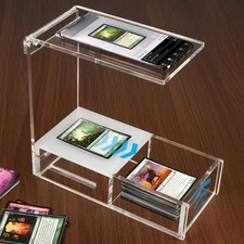 Clear Acrylic Sleeved MTG Cards Scanner Stand, Trading Card Scanstand Compati...