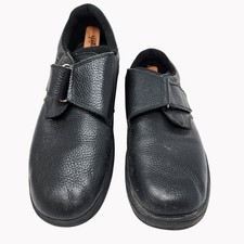 Orthofeet 510 Broadway Mens Size 12 D Black Leather Orthopedic Arch Support Shoe