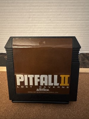 Pitfall II: 2 Lost Caverns (Atari 5200) Cartridge Only Tested 1984 Activision