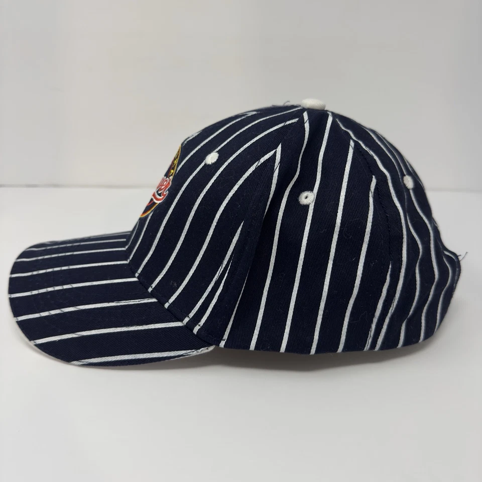 Indiana Fever Adjustable Strapback Pinstripe Hat WNBA Basketball Striped Clark - Image 4 of 4