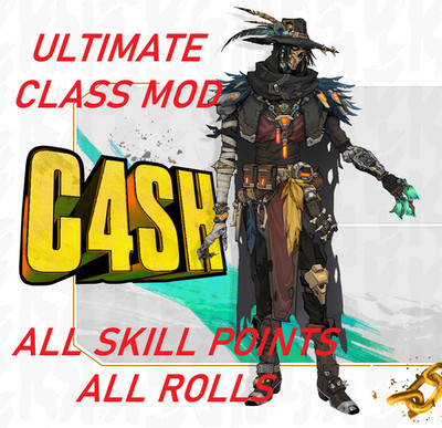 Borderlands 4   MODDED ROGUE ELITE GAMER CLASS MOD C4SH ALL SKILLS & ROLL