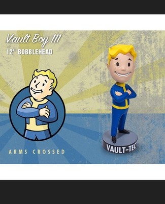 Fallout Vault 111 Energy Weapons Bobblehead Figure Rare Merchandise Collectibles